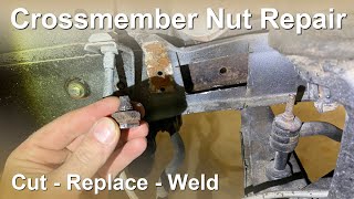 How To Repair The Crossmember Nut In A Classic Mustang [upl. by Volin78]