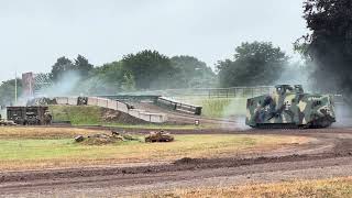 Tankfest 2024 “WW1 battle Reenactment”  The First Tanks  Mark IV and A7V [upl. by Jobe]