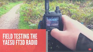 Outdoor review of the Yaesu FT3DR handheld radio [upl. by Etnaed]