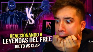 REYES DE LA MÉTRICA  RICTO VS CLAP PSYCHO   KAPO 013 REACCIONA A LEYENDAS DEL FREE QUÉ LOCURA [upl. by Artima]