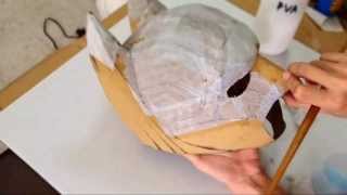 DIY Batman Cowl Part 2  Cardboard amp Body Work How to [upl. by Leba572]