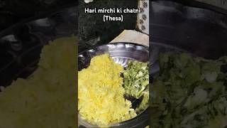 hari mirch ki chatni maharastra me ise mirchi ka Thesa bhi kehte he by Nazrana Aslam vlogs [upl. by Filmer]