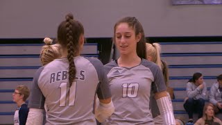 Champlin Park vs Rogers Section 5AAA Girls High School Volleyball [upl. by Rosina671]