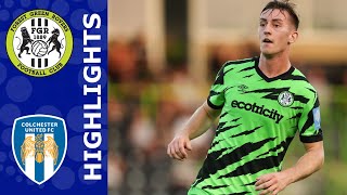 Forest Green vs Colchester United 50 Highlights  League Two  20232024 [upl. by Sucrad]