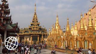 Shwedagon Pagoda Myanmar Amazing Places 4K [upl. by Akahs]