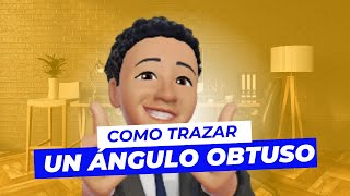 Como trazar un ángulo obtuso [upl. by Tavis]