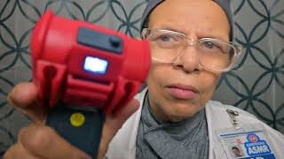 ASMR ER 🥼🔨 AGGRESSIVE Cranial Nerve Exam [upl. by Hsirrehc]