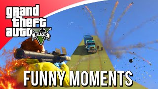 VRACHTWAGEN BOWLEN GTA 5 Funny Moments [upl. by Zurheide]