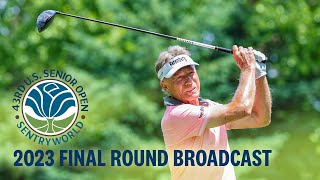 2023 US Senior Open Final Round Bernhard Langer Fends Off the Field  Full Broadcast [upl. by Cilka]