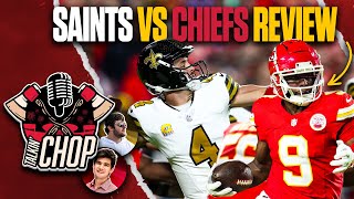 CHIEFS DOMINATE SAINTS  JUJU GAME  RASHEE RICE UPDATE  WE HAVE A BYE WEEK  Talkin’ Chop Pod [upl. by Rosenblatt864]