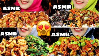 MUKBANG CUMI SAMBAL TERONG PETAI TUMISAN [upl. by Ecad]