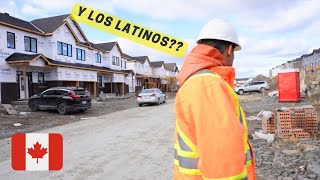 ASI LA CONSTRUCCION EN CANADÁ DESPUES DE PONER VISA PARA MEXICANOS NECESITAMOS MUCHA GENTE [upl. by Sadirah]