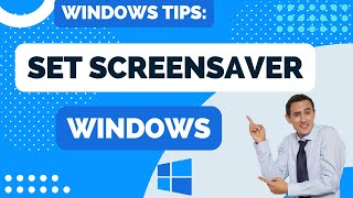 How to Set Photos as a Screensaver in Windows in 2024 [upl. by Aronas831]