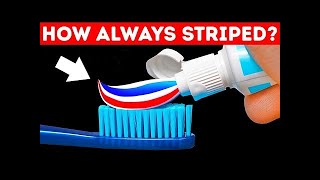 How Toothpaste Comes Out in Stripes  Other Secrets  Tooth paste hacks  tooth paste [upl. by Peirsen]