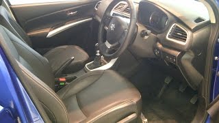 Maruti Suzuki SCross Interiors Review at Nexa Showroom [upl. by Pasol358]