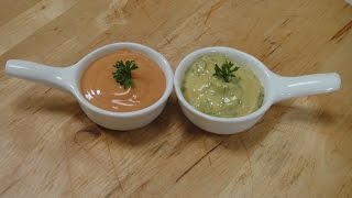 Tartare Sauce and Cocktail Sauce  Sanjeev Kapoor Khazana [upl. by Ahsirak]