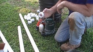 How To Install Sump Pump in Crawl Space  DIY Step by Step Instruction by Apple Drains [upl. by Sinnylg]