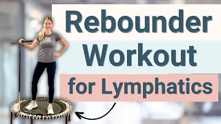 Full Body Rebounder Workout Easy for Lymphatics [upl. by Dnomaj166]