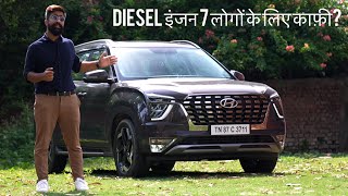 Hyundai Alcazar Review  15 Diesel 20 NA Petrol  AutoYogi [upl. by Aittam]