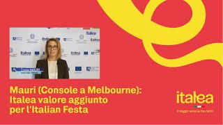 Mauri Console a Melbourne Italea valore aggiunto per l’Italian Festa [upl. by Refinnej]