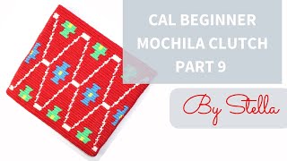 Crochet along beginner mochila clutchPart 9  By Stella [upl. by Gerlac]