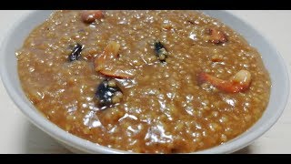 Sakkarai Pongal in Tamil  Thinai sweet pongal Foxtail millet sweet pongal using palm sugar [upl. by Ydnamron]