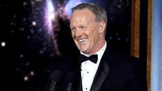 Melissa McCarthy amp More Celebs REACT To Sean Spicer Crashing The 2017 Emmys [upl. by Kumagai782]