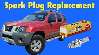 How To Replace Spark Plugs On A 20052016 Nissan Xterrafrontier With 40l Engine [upl. by Suirauqram352]