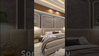 Stylish dreams made here ☺️ bedroom design with working desk ❤️ room interiorinterior designer3ds [upl. by Gervais]