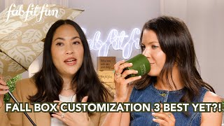 Closeup on Customization 3 Fall 2024 Revealing the 2024 FabFitFun Fall Box [upl. by Kcirederf]