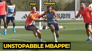 Mbappe toying Joan Martinez during Real Madrid first training  Football News Today [upl. by Nnyled]