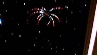 impact Lighting Inc fiber optic fireworks on ceiling [upl. by Nnylrats487]