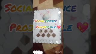 💖Social science project file🧿 decoration ideas 💡trending shortvideo AmitDiy ll [upl. by Ylatan678]