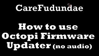 Upload Firmware from Octopi How to use Octoprint Firmware Updater [upl. by Aenet]