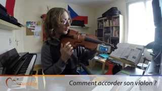 Apprendre le Violon  Comment accorder son violon [upl. by Grissel285]