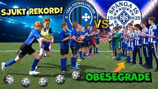 VI MÖTER ETT OBESEGRAT LAG amp SLÅR ETT HELT GALET REKORD  Täby FKSpånga IS FK P09 [upl. by Cagle]