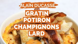 Recette de GRATIN DE POTIRON par ALAIN DUCASSE [upl. by Qahsi]