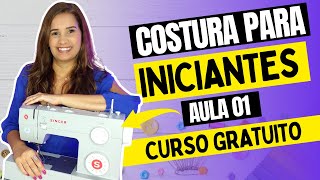 CURSO GRATUITO DE CORTE E COSTURA ONLINE PARA INICIANTES  AULA 01  AULAS DISPONÍVEIS AINDA EM 2024 [upl. by Anelrac]