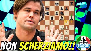 Non Si Scherza Con L Attacco Trompowsky Carlsen vs Firouzja [upl. by Eem]