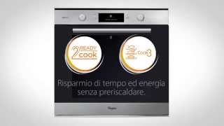 Le tecnologie Ready2Cook e Cook3 dei forni 6°SENSO Whirlpool [upl. by Cerallua]