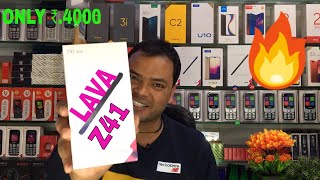 Lava Z41 Unboxing 🔥First Impressions🔥 in Hindi [upl. by Johnsten274]