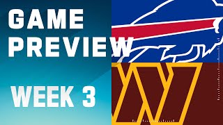 Buffalo Bills vs Washington Commanders  2023 Week 3 Game Highlights [upl. by Gnal]