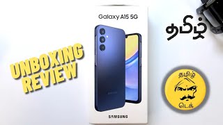 SAMSUNG GALAXY A15 5G  Unboxing amp Review  Tamil [upl. by Ladd]