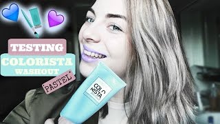 TESTING COLORISTA WASHOUT PASTEL BLUEGREYPURPLEHAIR  VLOG 6 [upl. by Enialb]