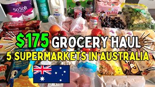 HUGE 175 Grocery Haul JULY  5 supermarkets Weekly Meal Plan  Easy Dinners under 20 minutes [upl. by Shaddock]