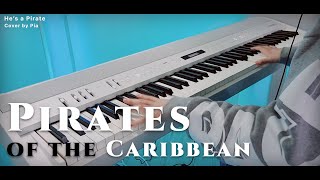 Pirates of the Caribbean theme song piano  Hes a pirate Jarrod Radnich version [upl. by Anemolihp]