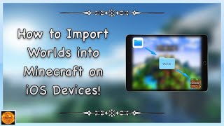 How to ImportExportBackup Minecraft Worlds amp Maps on Any iOS Device [upl. by Ardiedak]