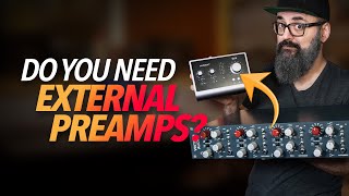 How to HOOK UP EXTERNAL PREAMPS to your INTERFACE [upl. by Enelez]