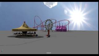 The Carnival Maya Lighting and Rendering with Camera Animation Playbast [upl. by Anilocin]