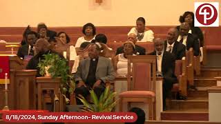 8182024 Sunday Afternoon Revival Service [upl. by Lakym]